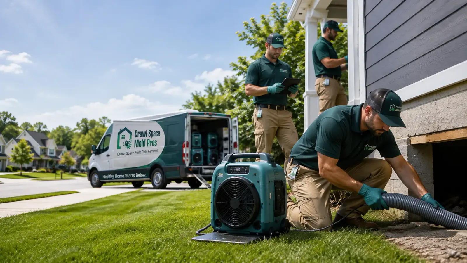 Crawl Space Mold Removal in Helendale, CA